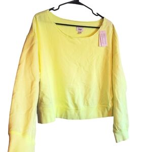 Jenni longsleeve neon yellow